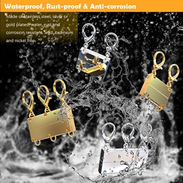 Layered Necklace Clasp - Magnetic Clasp for Easy Jewelry Layering