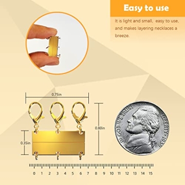 Layered Necklace Clasp - Magnetic Clasp for Easy Jewelry Layering