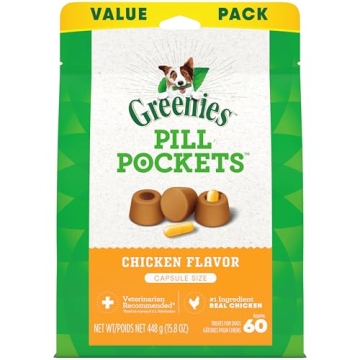 GREENIES Capsule Size Pill Pockets for Easy Dog Medication