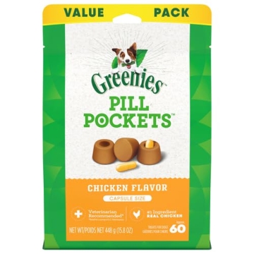 GREENIES Capsule Size Pill Pockets for Easy Dog Medication