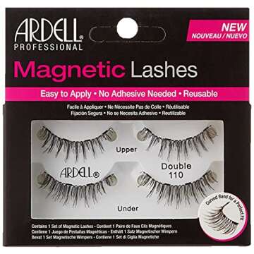 Ardell Professional Magnetic Double Strip Lashes, 110 Black