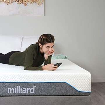 Milliard 10-Inch Memory Foam Mattress - Comfort & Support