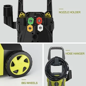 ZHUOLIN 4000 PSI Electric Pressure Washer - High Power Cleaning Tool