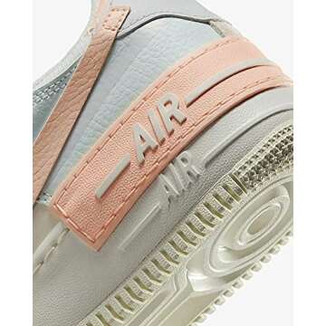 Nike Womens W AF1 Shadow CU8591 104 Barely Green/Crimson Tint - Size 7.5W