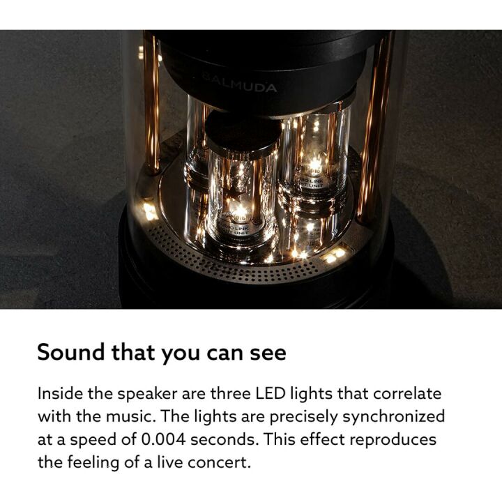 BALMUDA Portable Bluetooth Speaker with 3D Sound