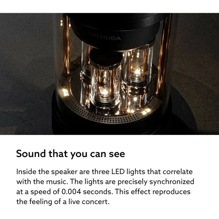 BALMUDA Portable Bluetooth Speaker with 3D Sound