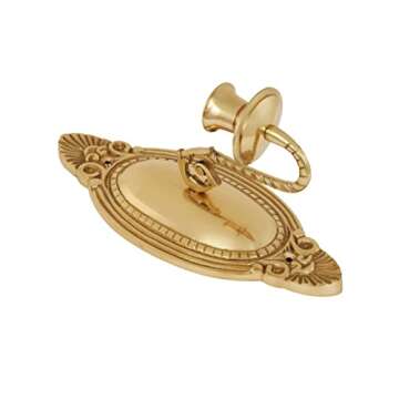 Solid Brass Wall Sconce Candle Holder 9 1/8 Inches H Victorian Vintage Style Decorative Candlestick Holders with Mounting Hardware Antique Wall Mounted Art | Renovators Supply Manufacturing Pack of 2