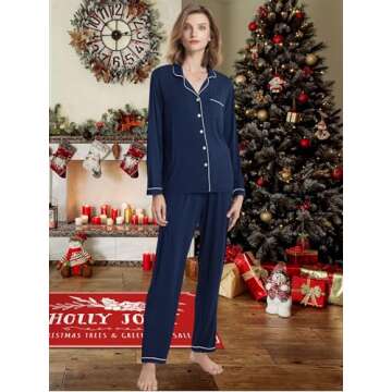 SIORO Women's Pajamas Set - Luxurious Comfort & Style