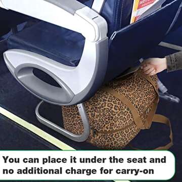 WANDF 18x14x8 Foldable Travel Duffel for All Travelers