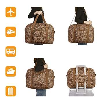 WANDF 18x14x8 Foldable Travel Duffel for All Travelers