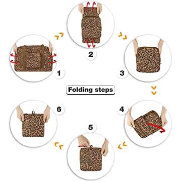 WANDF 18x14x8 Foldable Travel Duffel for All Travelers