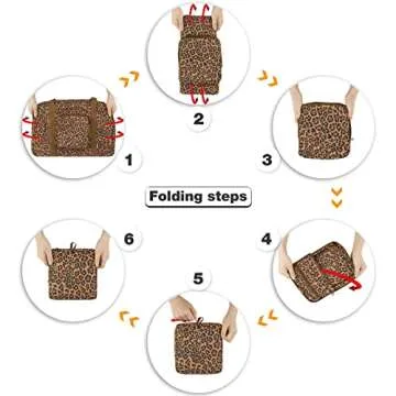 WANDF 18x14x8 Foldable Travel Duffel for All Travelers