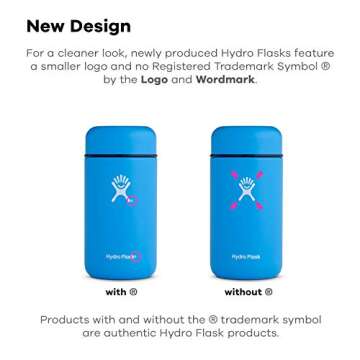 Hydro Flask Food Flask Thermos Jar - Stainless Steel & Vacuum Insulated - Leak Proof Cap - 18 oz, Black