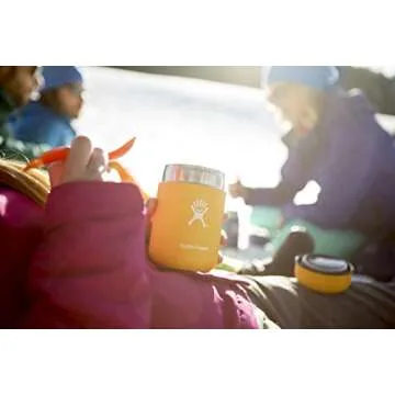 Hydro Flask Food Flask Thermos Jar - Stainless Steel & Vacuum Insulated - Leak Proof Cap - 18 oz, Black