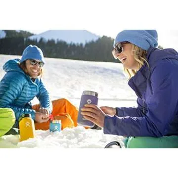 Hydro Flask Food Flask Thermos Jar - Stainless Steel & Vacuum Insulated - Leak Proof Cap - 18 oz, Black