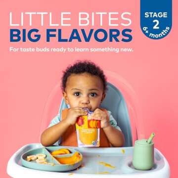 Organic Baby Food Stage 2 Variety Pack - Delicious & Healthy