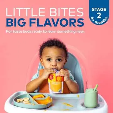 Organic Baby Food Stage 2 Variety Pack - Delicious & Healthy