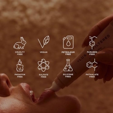 + Lux Unfiltered N°15 Soothing Lip Serum in Fragance Free, Moisturizing, Hydrating + Healing Lip Balm, Butter Soft Lips, Best Vegan + Cruelty-Free Lip Care for Dry Cracked Lips, Petroleum Free