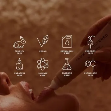 + Lux Unfiltered N°15 Soothing Lip Serum in Fragance Free, Moisturizing, Hydrating + Healing Lip Balm, Butter Soft Lips, Best Vegan + Cruelty-Free Lip Care for Dry Cracked Lips, Petroleum Free