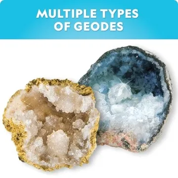 National Geographic Premium Geode Kit - 15 Stunning Discoveries