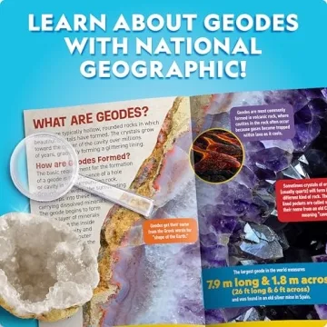 National Geographic Premium Geode Kit - 15 Stunning Discoveries