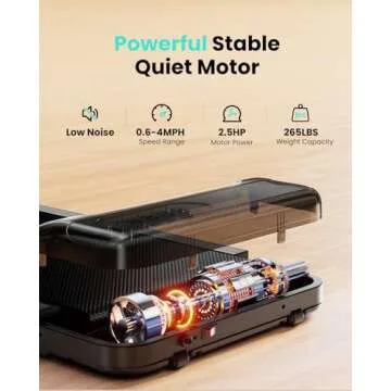 Abonow Walking Pad - Portable Treadmill with Incline