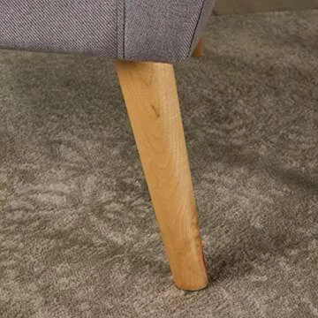 Stylish Mid-Century Modern Fabric Club Chair - Meena by Knight