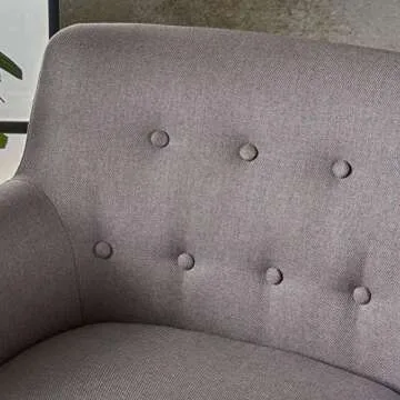 Stylish Mid-Century Modern Fabric Club Chair - Meena by Knight