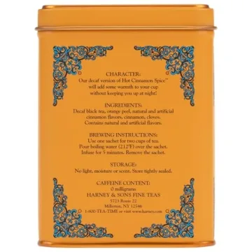 Harney and Sons Decaf Hot Cinnamon Tea - Sweet & Spicy