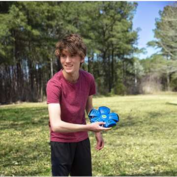 WAHU Phlat Ball Junior Green - Unique Flying Disc to Ball Toy for Fun Outdoor Games