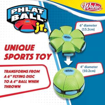 WAHU Phlat Ball Junior - Transformative Disc & Ball Toy