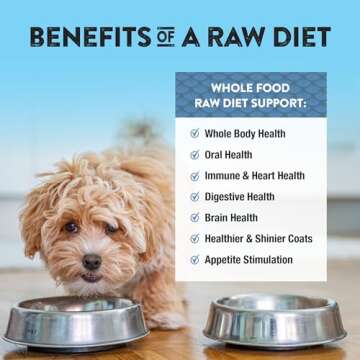 Northwest Naturals Freeze-Dried Whitefish & Salmon Dog Food - Bite-Sized Nuggets - Healthy,-Limited, Human Grade Ingredients, All Natural - 12 Oz