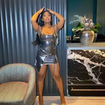 Shiny Silver Mini Skirt and Crop Top Party Outfit