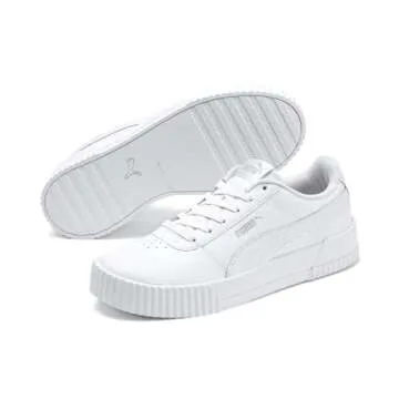 PUMA Women's Carina Leather Sneakers - Trendy, Comfortable, and Stylish
