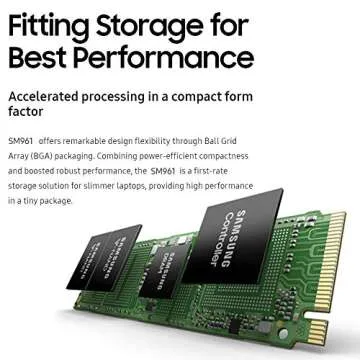 Samsung 1TB PM961 Single Sided 80mm (2280/2280SS) M.2 PCI Express 3.0 x4 (PCIe Gen3 x4) OEM NVMe SSD - MZVLW1T0HMLH