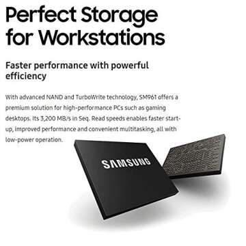 Samsung 1TB PM961 Single Sided 80mm (2280/2280SS) M.2 PCI Express 3.0 x4 (PCIe Gen3 x4) OEM NVMe SSD - MZVLW1T0HMLH