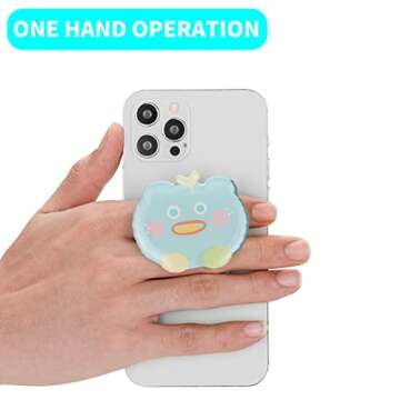 Cute Cartoon Smile Daisy Phone Grip for Easy Phone Use