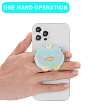 Cute Cartoon Smile Daisy Phone Grip for Easy Phone Use