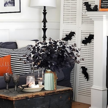 Yen Jean 14PCS Black Halloween Decor Stems for Festive Decor