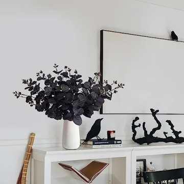 Yen Jean 14PCS Black Halloween Decor Stems for Festive Decor