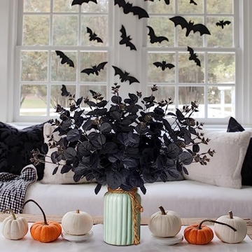 Yen Jean 14PCS Black Halloween Decor Stems for Festive Decor