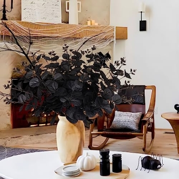 Yen Jean 14PCS Black Halloween Decor Stems for Festive Decor