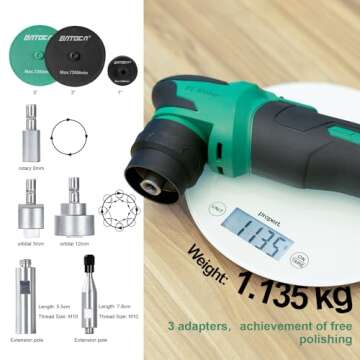 BATOCA S4 Cordless Polisher for Car Detailing Excellence