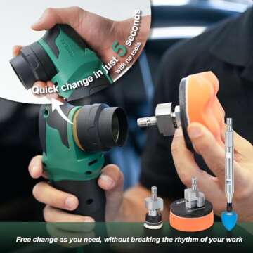 BATOCA S4 Cordless Polisher for Car Detailing Excellence