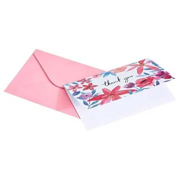 Beautiful Amazon Basics Thank You Cards in 48 Count
