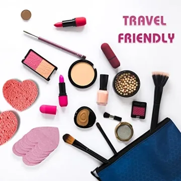 Natural Compressed Facial Sponges for Makeup Removal & Exfoliation