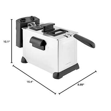 Oster Professional Style Stainless Steel Deep Fryer