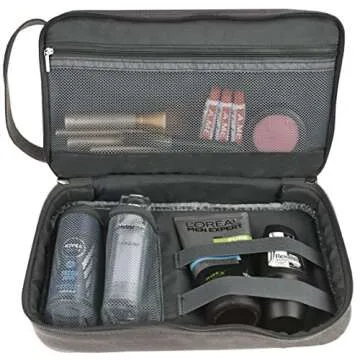 Freegrace Canvas Toiletry Bag - Travel Essentials Organizer