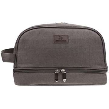 Freegrace Canvas Toiletry Bag - Travel Essentials Organizer