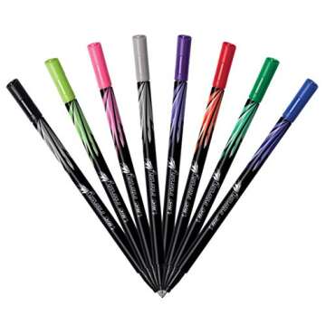 BIC Geo-Fun Color Your Own Puzzle Activity Kit, 36-Count, Assorted Pens and Colored Pencils Included